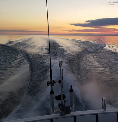 photo salmon sunset fishing 2